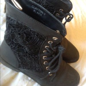 Black floral books AND dress