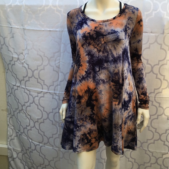 ❗️SALE❗️HP9/12 Alaia Tie Dye A-Line Tunic NWOT - Picture 3 of 4