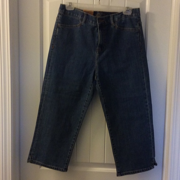 RALPH LAUREN JEAN CAPRIS SIZE 10 new!