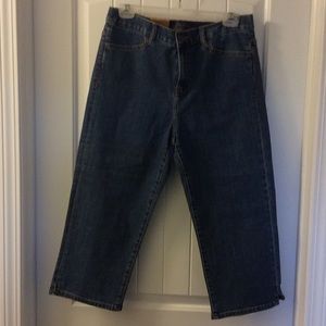 RALPH LAUREN JEAN CAPRIS SIZE 10 new!