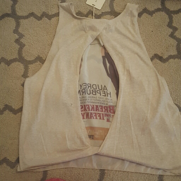 Nwt vintage brand audrey hepburn tee tank summerLA - Picture 2 of 2