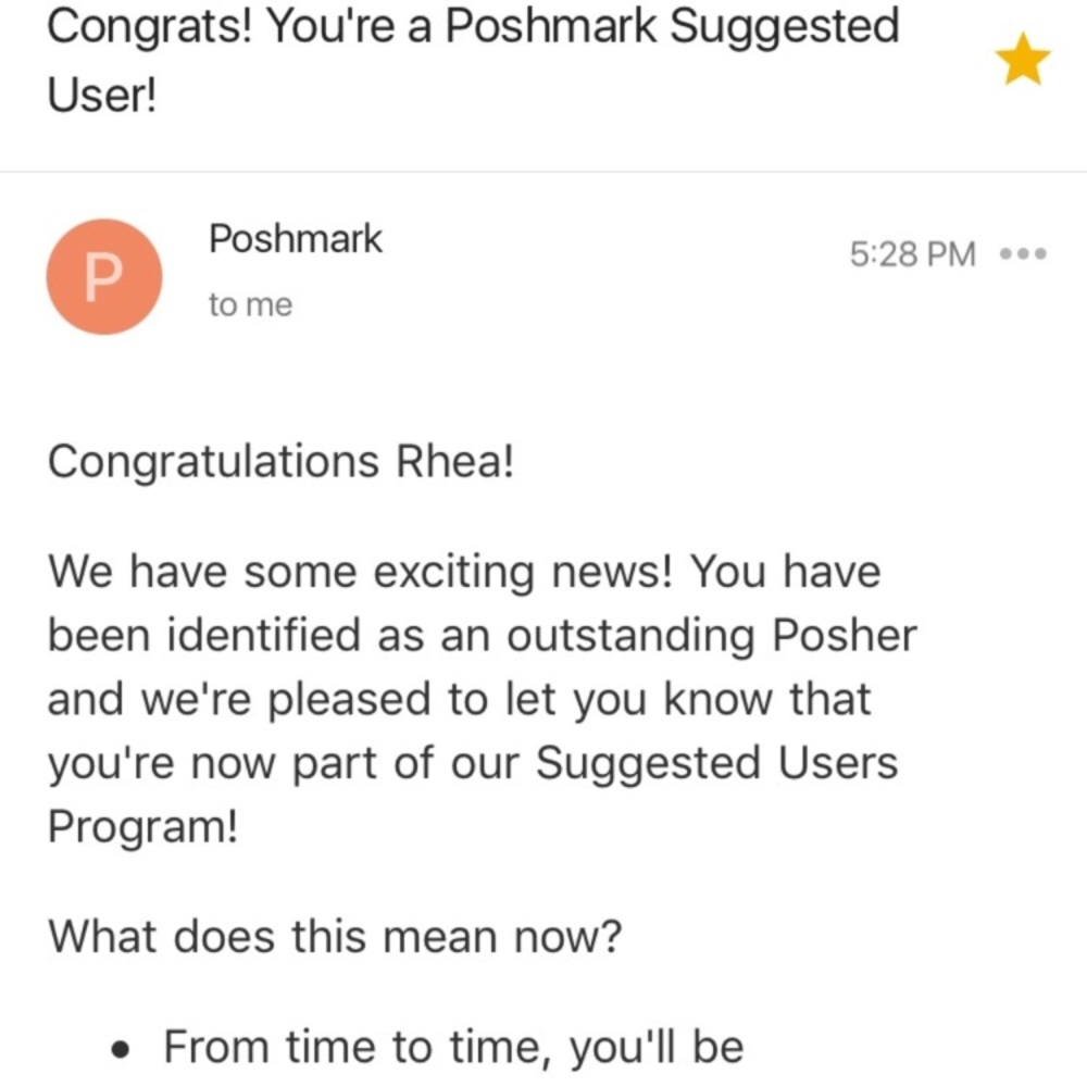 Meet your Posher, Suggested User, Rhea - Picture 2 of 2