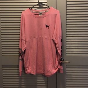 Pink long sleeve shirt