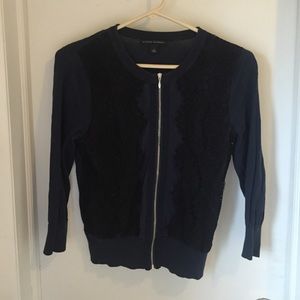 Lace detailed sweater