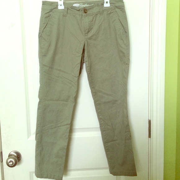 Old Navy Boyfriend Cropped Pants