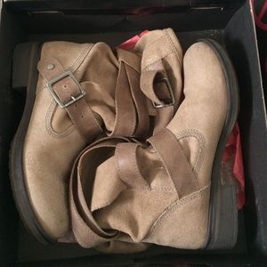 Women's boots pollee taupe lea