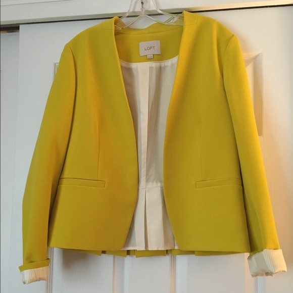 Pleated blazer - LOFT