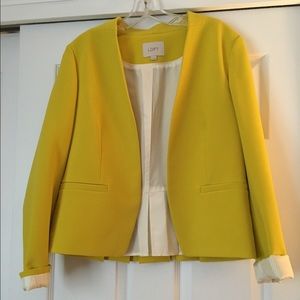 Pleated blazer - LOFT
