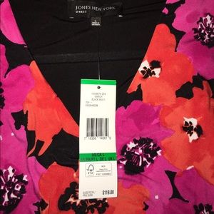 Brand new pink, orange, black & white dress!