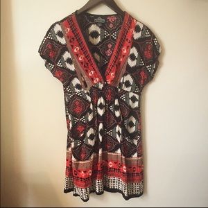 Angie Boho Printed Dress
