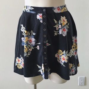 Kimchi Blue Floral Skirt