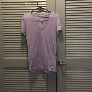 PINK lavender v-neck top