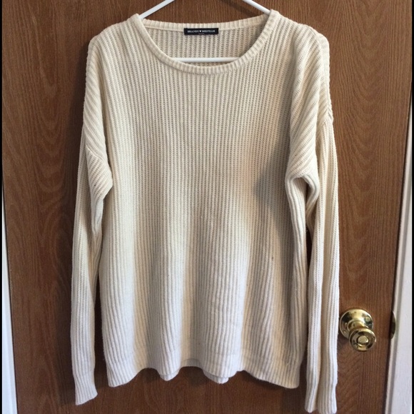Brandy cream sweater