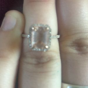 Morganite Rose Gold ring