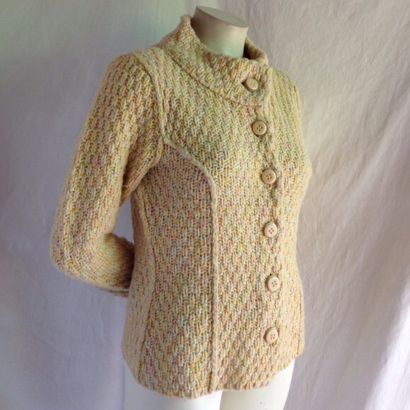 *SALE*Sleeping on Snow Yellow Chunky Knit Cardigan