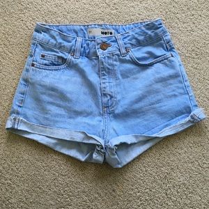TopShop jean shorts