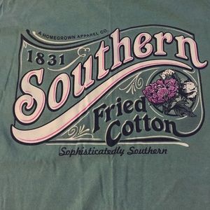 Southern Fried Cotton shirt sleeve t-shirt