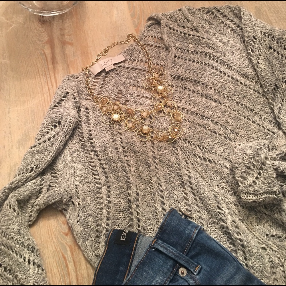 Knitted Grey Sweater