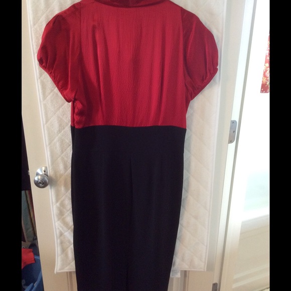 Great for holidays! Red and black dress - Picture 2 of 3