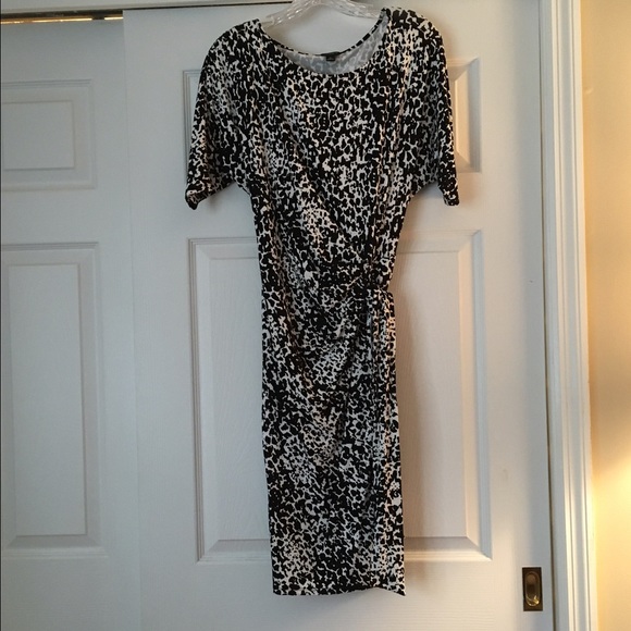 Black and white patterned dress - ANN TAYLOR