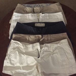 Bundle of 4 colored chino shorts