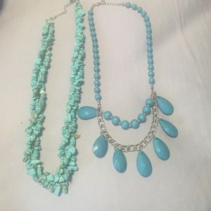 Turquoise necklace set