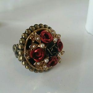 Red Roses Ollipop Sweet Romance Ring