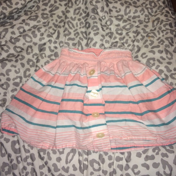 Striped button down skirt!!!