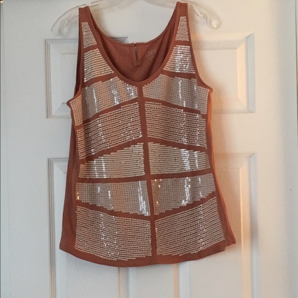 Sequined tank from LOFT