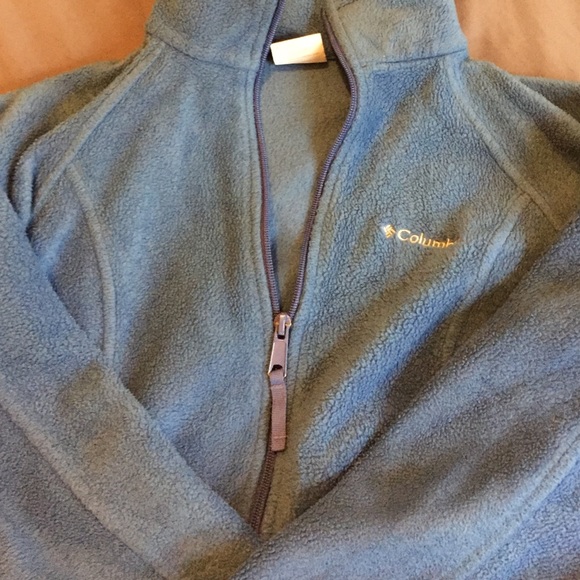 Blue Columbia fleece jacket - Picture 2 of 4