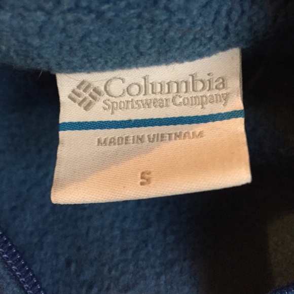 Blue Columbia fleece jacket - Picture 3 of 4