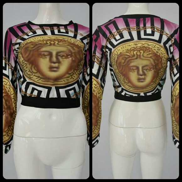 Fashion pattern Medusa print shirt - Picture 3 of 3