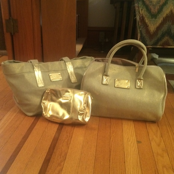 Michael Kohrs canvas hand bag, tote and clutch