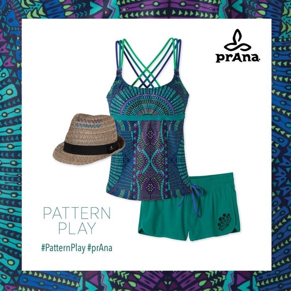 PrAna Indra Strappy Dragonfly Tiki Tankini