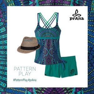 PrAna Indra Strappy Dragonfly Tiki Tankini