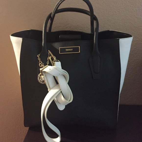 DKNY saffiano leather handbag