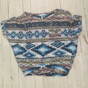 Aztec crop top