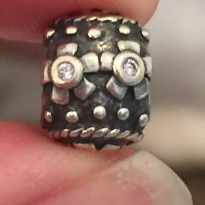 Pandora Easter Egg Charm with pink crystals!