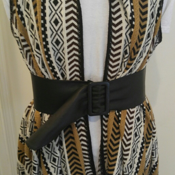 Wide Leather Belt