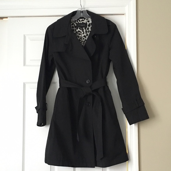 Ann Taylor black trench coat