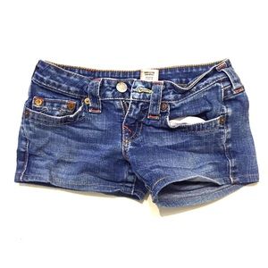 True religion cut off shorts