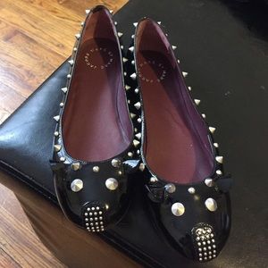 Marc by Marc Jacobs Punk Mouse flats with studs.