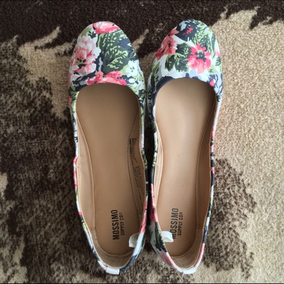 Flower Print Flats