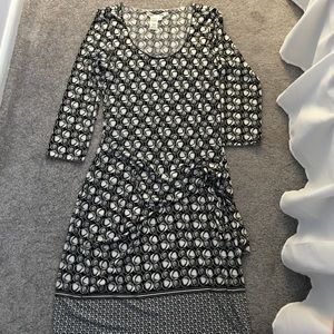 Pretty Black and White Dress