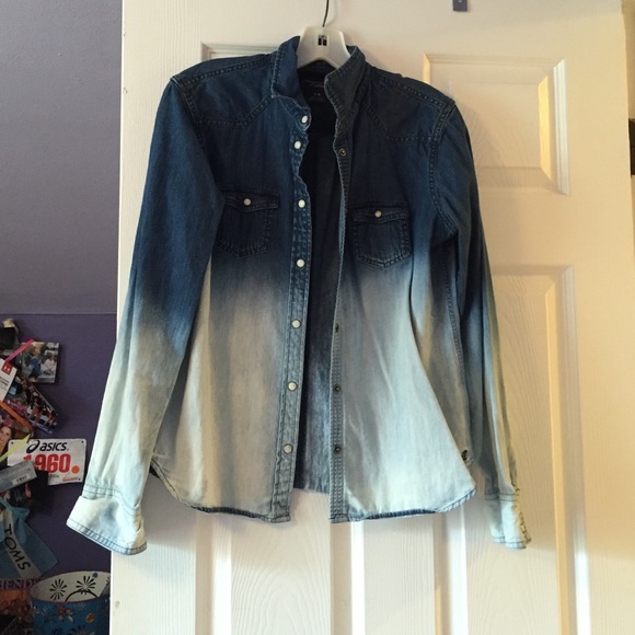 Ombré Jean cardigan