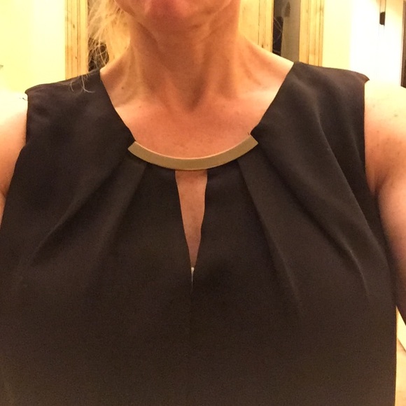 New black, classic Calvin Klein dress - Picture 3 of 4