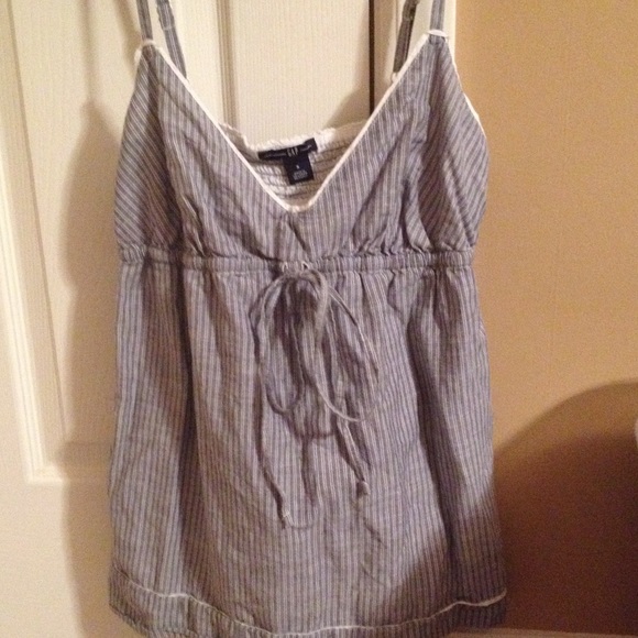 Gray spaghetti strap top