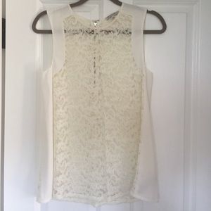 Madewell lace zip back too