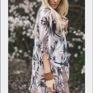 Tassel kimono from three bird nest