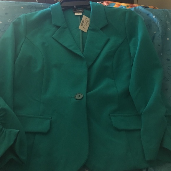 Turquoise blazer